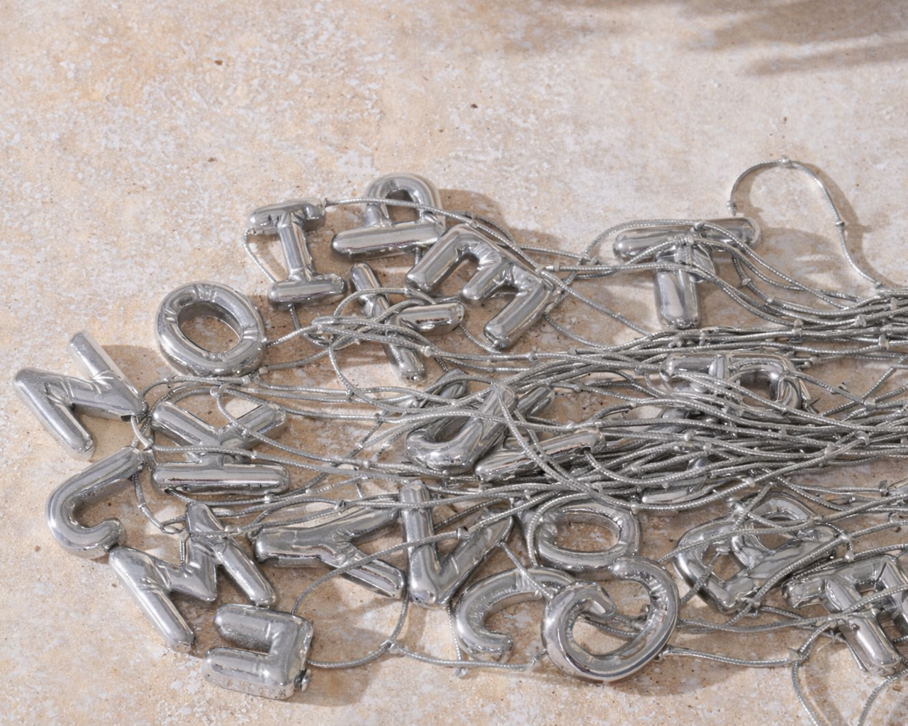 Initial Letter Pendant Gold-plated Necklace