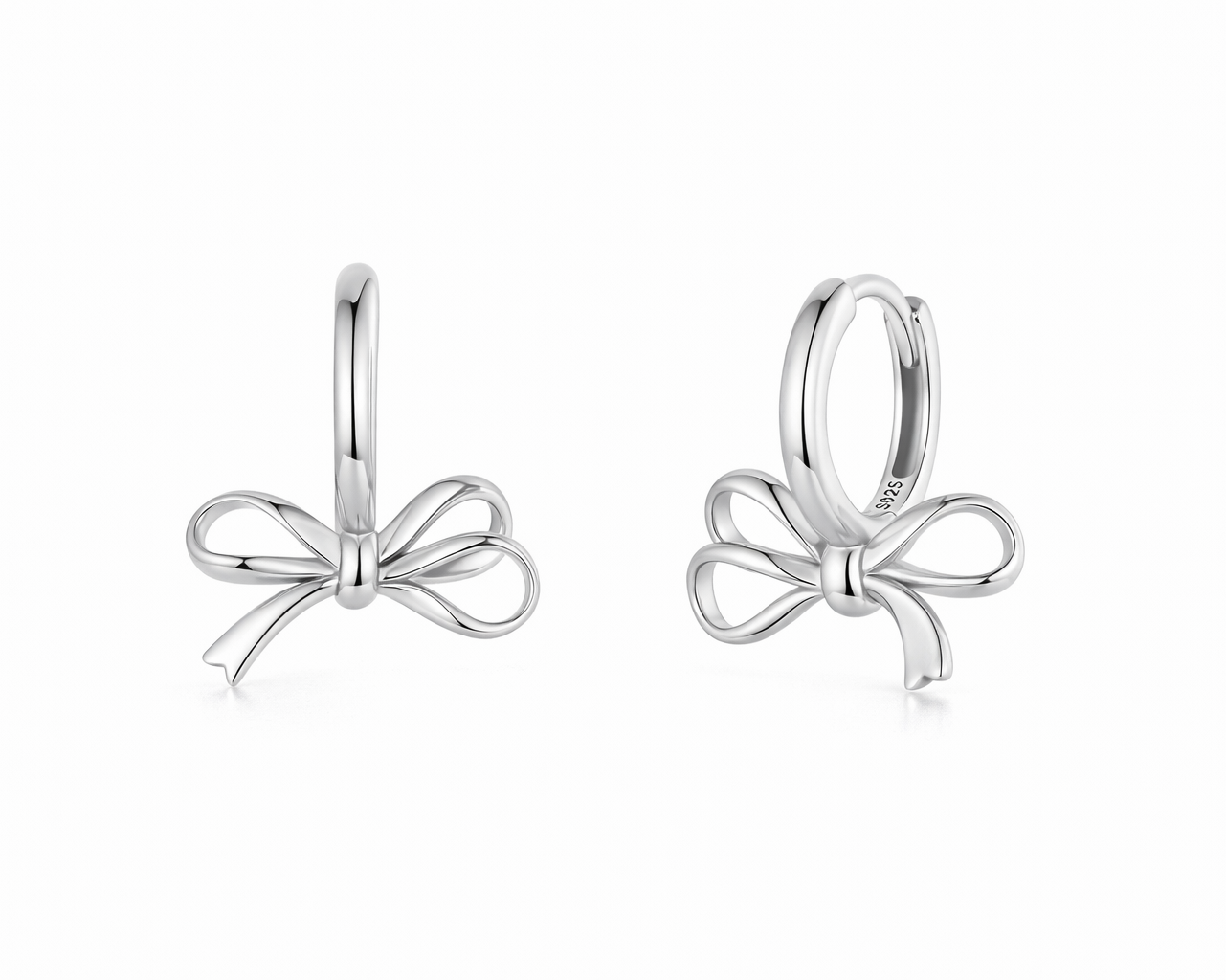 Unica Bowtie Gold-plated Earrings