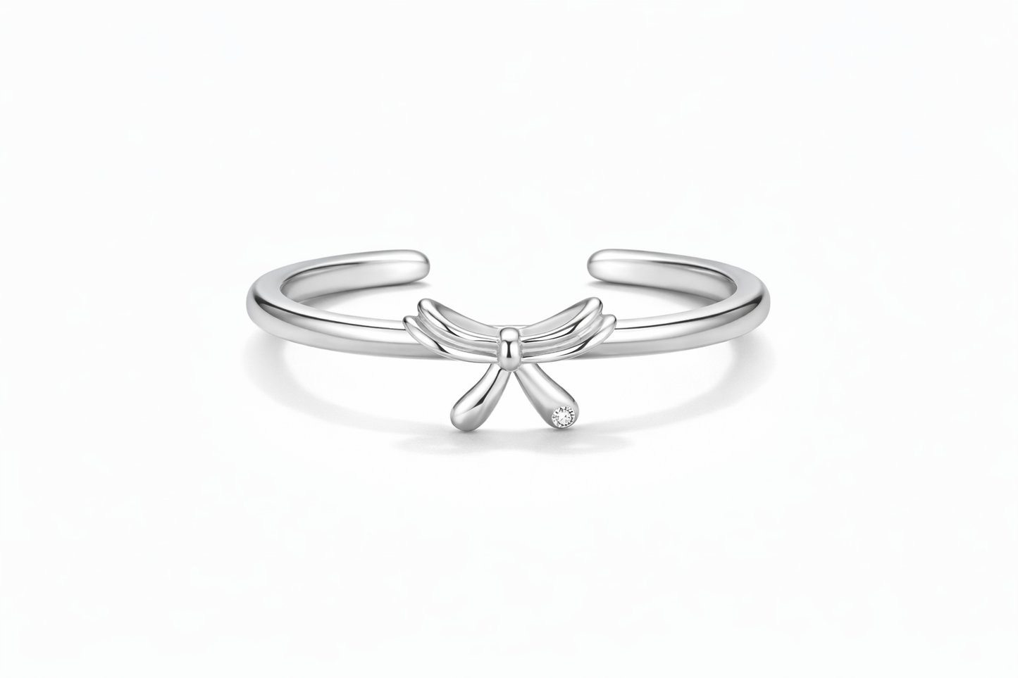 Unica Bow Gold-plated Ring