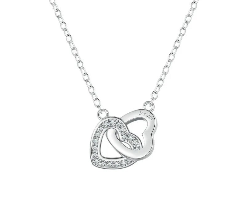 Connected Hearts Gold-plated Necklace