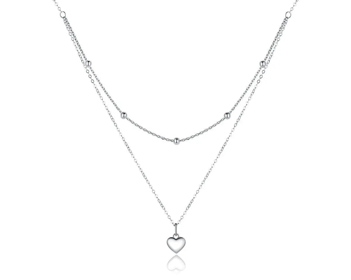 Septima Heart Gold-plated Necklace