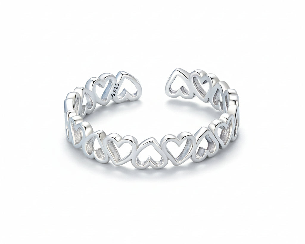 Little Hearts Gold-plated Ring