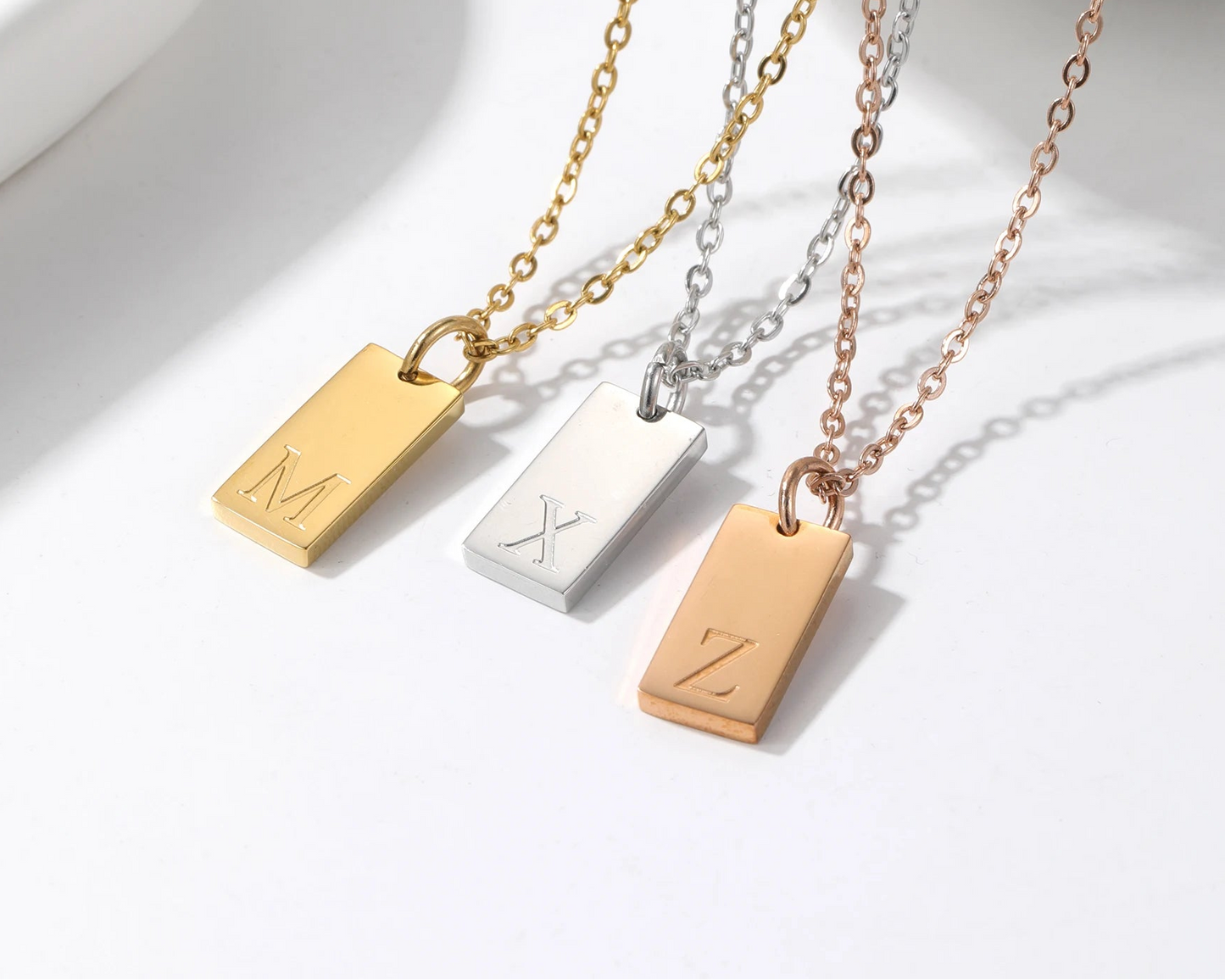 Dainty Initial Gold-plated Necklace