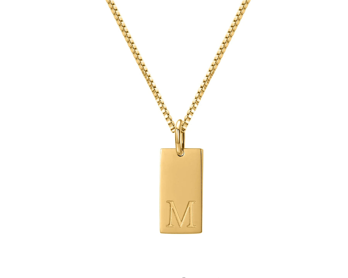Dainty Initial Gold-plated Necklace