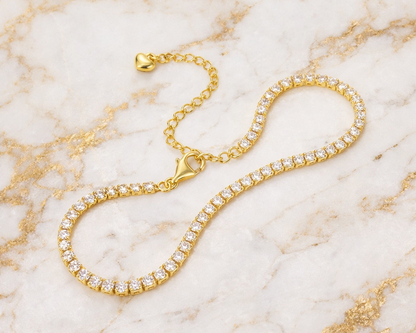 Aureon Gold-plated Tennis Bracelet