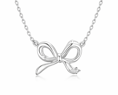 Unica Bow Gold-plated Chain Necklace