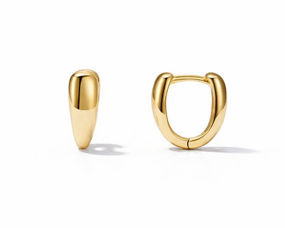 Ariaruna Gold-plated Hoop Earrings