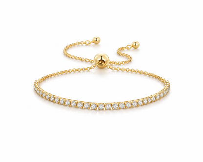 Elyon Gold-plated Tennis Bracelet