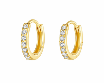 Aurelia Gold-plated Hoop Earrings