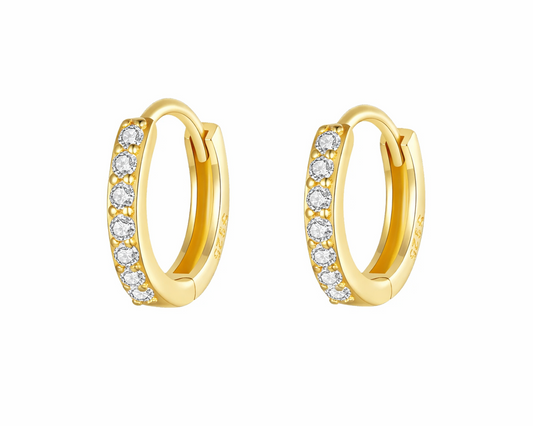 Aurelia Gold-plated Hoop Earrings