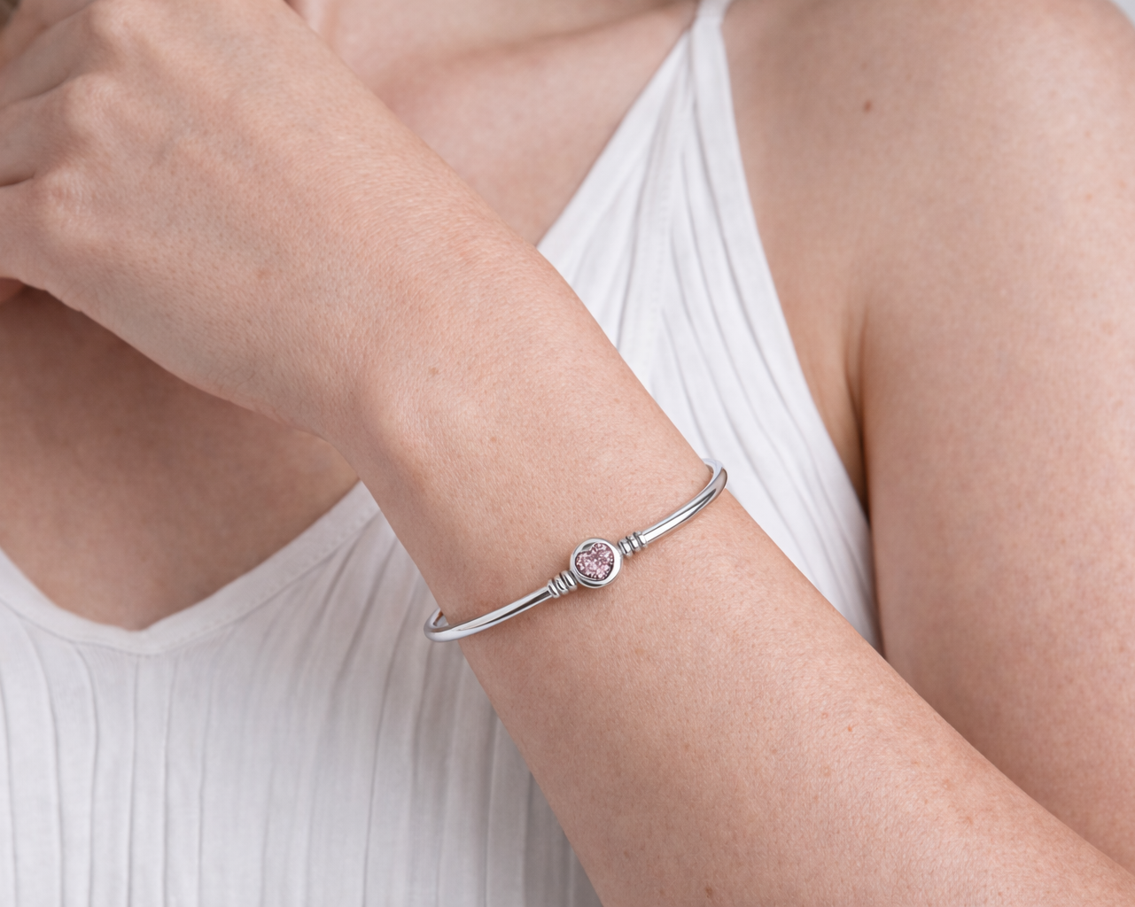 Amelie Boa Silver Bracelet