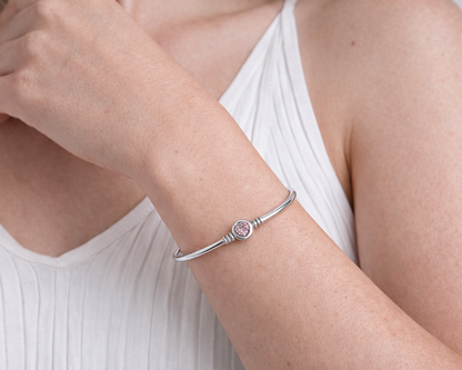 Amelie Boa Silver Bracelet