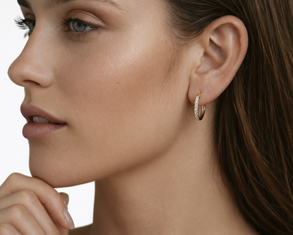Aurelia Gold-plated Hoop Earrings