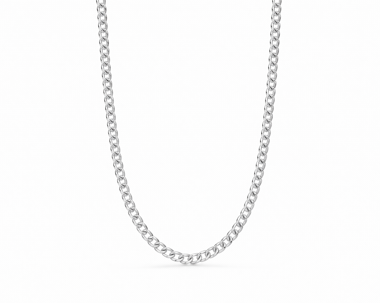 Glowia Simple Gold-plated Chain Necklace