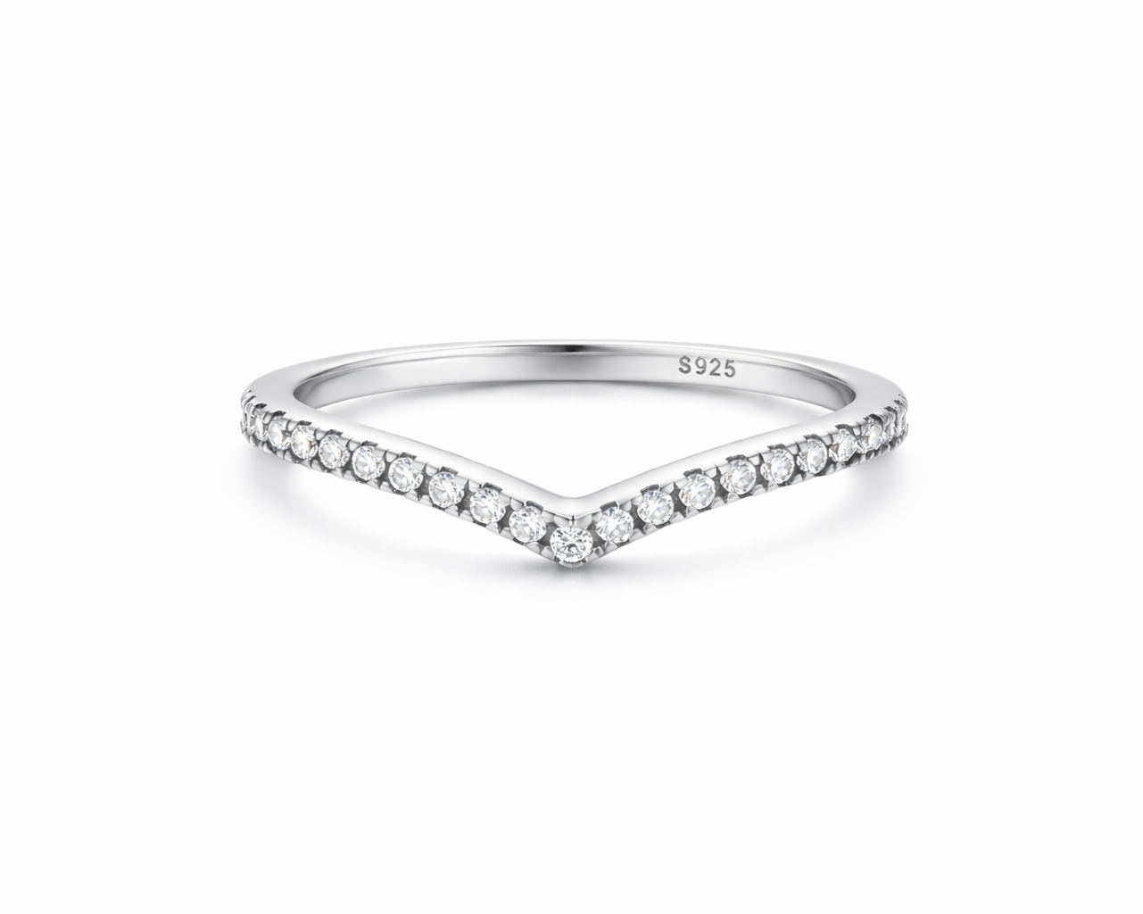 Water Droplet Silver Rings