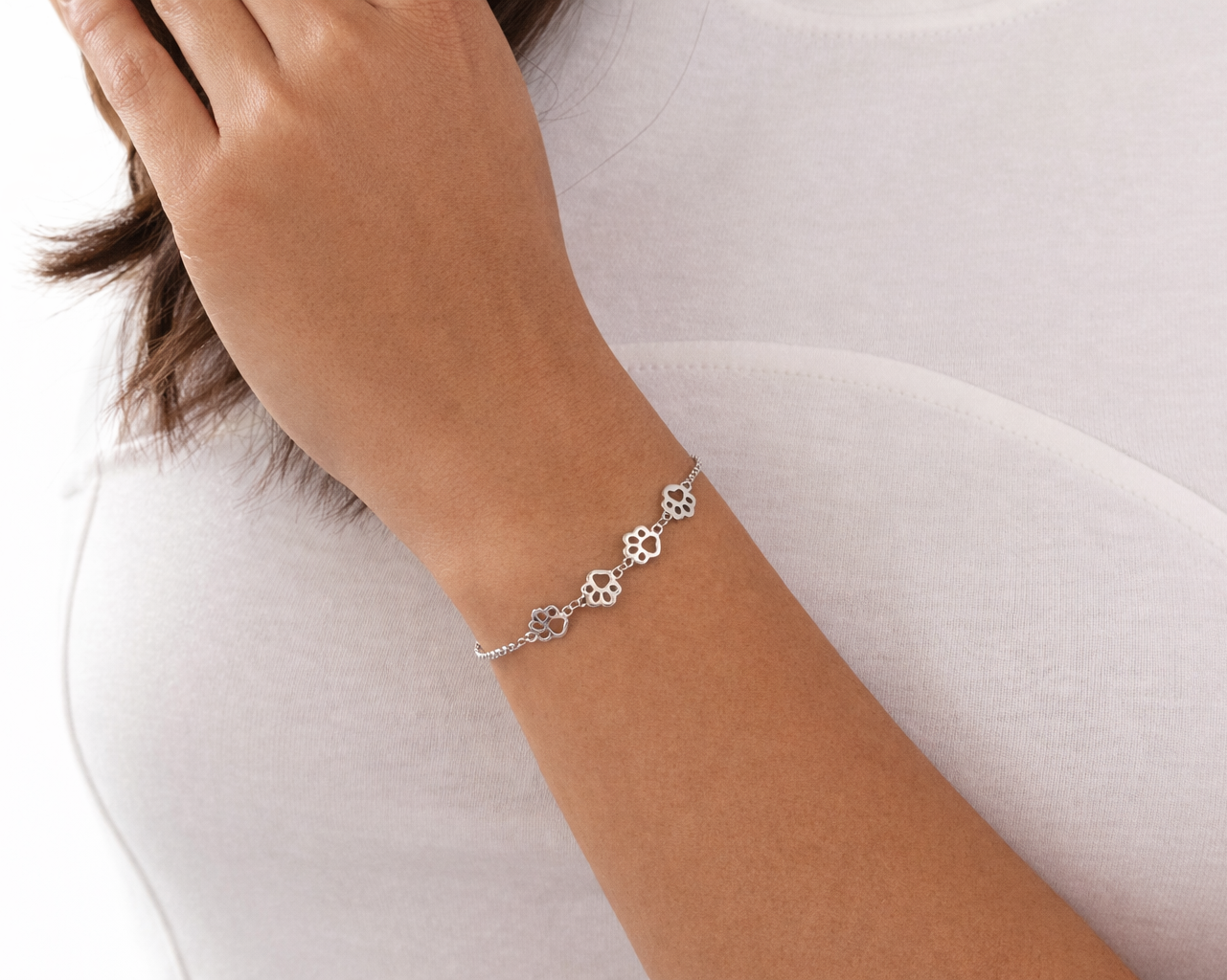 Bellaria Footprints Gold-plated Bracelet