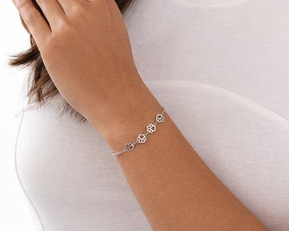 Bellaria Footprints Gold-plated Bracelet