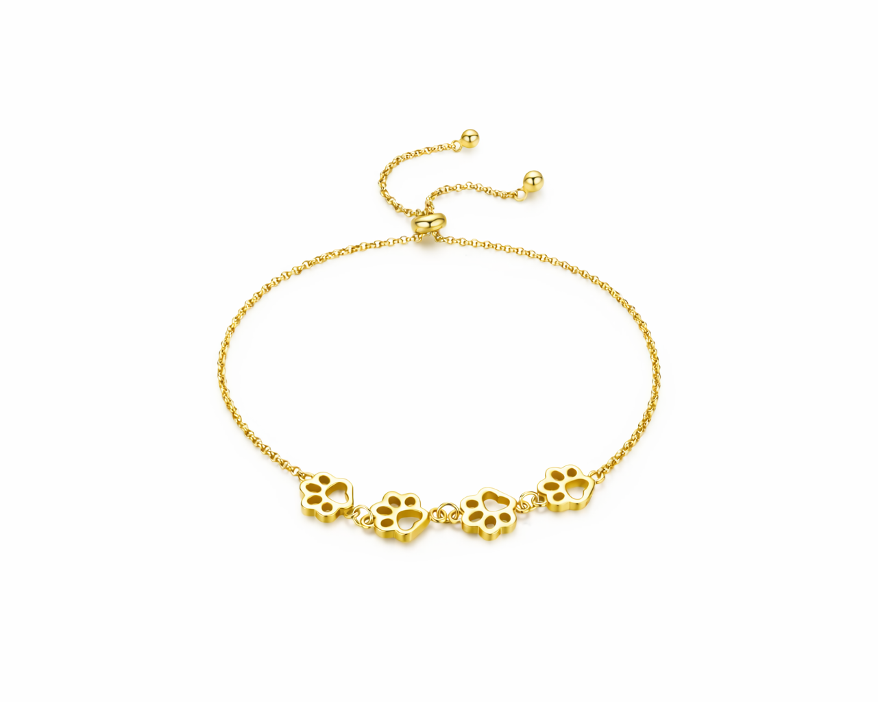 Bellaria Footprints Gold-plated Bracelet