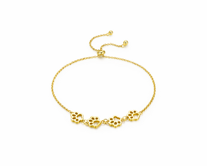 Bellaria Footprints Gold-plated Bracelet
