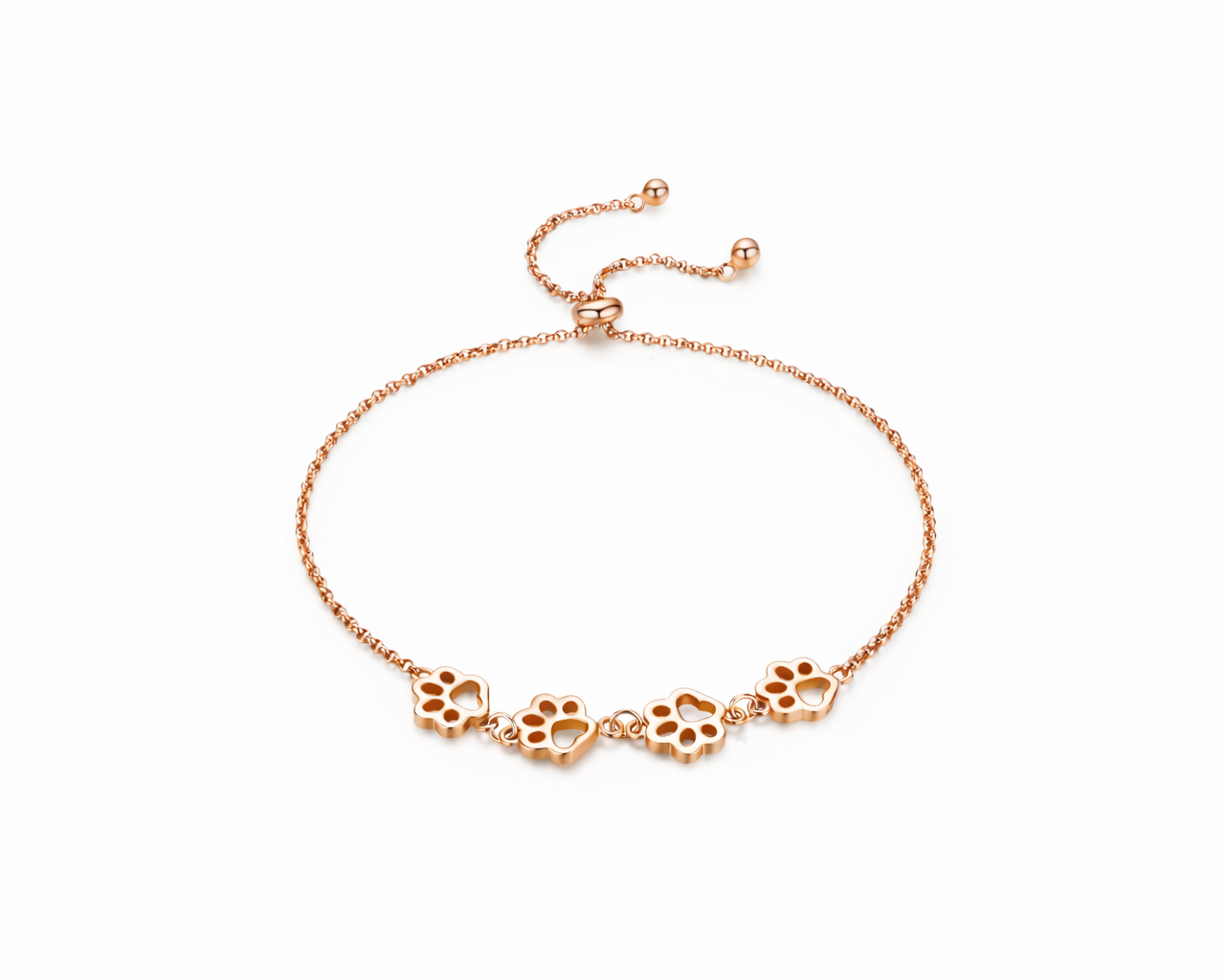 Bellaria Footprints Gold-plated Bracelet