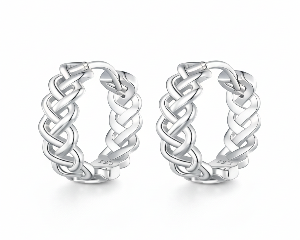Ophira Silver Hoop Earrings