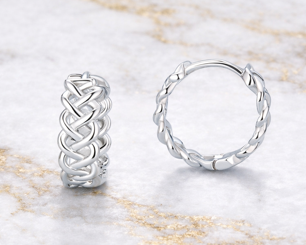 Ophira Silver Hoop Earrings