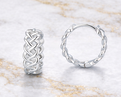 Ophira Silver Hoop Earrings