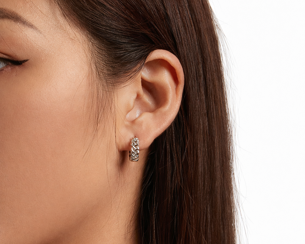 Ophira Silver Hoop Earrings