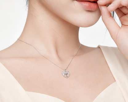 Eternal Tree of Life Silver Necklace