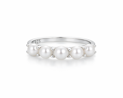 Clarae Pearl Silver Ring
