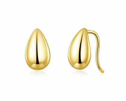 Lumor Teardrop Gold-plated Earrings