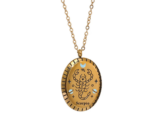 Zodiac Constellation Gold-plated Necklace