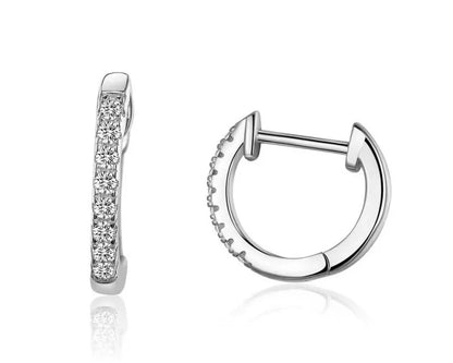 Radiant Line Gold-plated Hoop Earrings