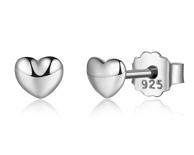 Septima Hearts Gold-plated Earrings