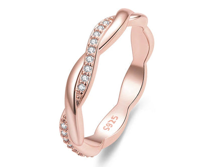 Twisted Vine Bloom Gold-plated Ring