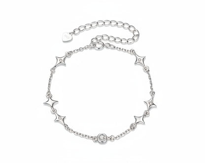Cosmira Path Silver Bracelet