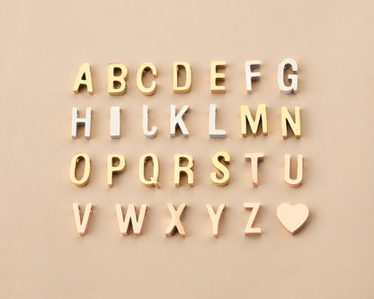 Initial & Heart with Birthstone Gold-plated Necklace