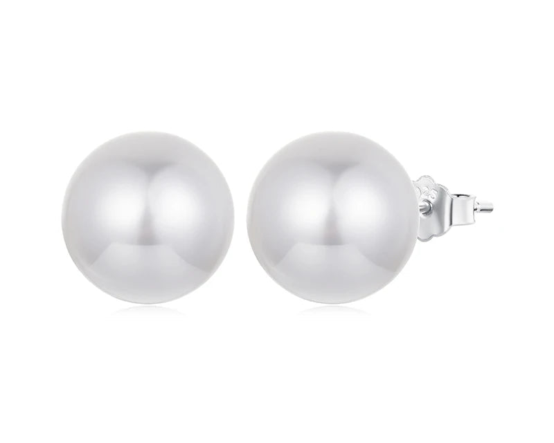 Clarae Pearl Silver Earrings