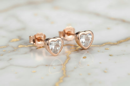 Amo One Love Rose gold-plated  Earrings
