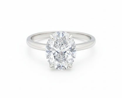 Celestique Oval Cut Gold-plated Ring