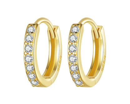 Aurelia Gold-plated Hoop Earrings