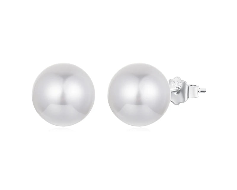 Clarae Pearl Silver Earrings
