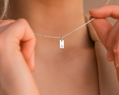 Dainty Initial Gold-plated Necklace