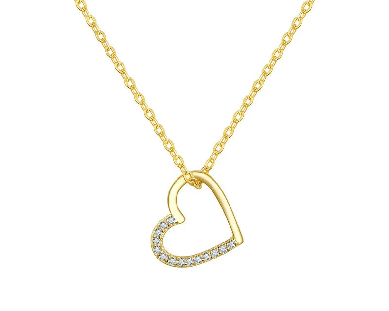 Shape of Love Gold-plated Necklace