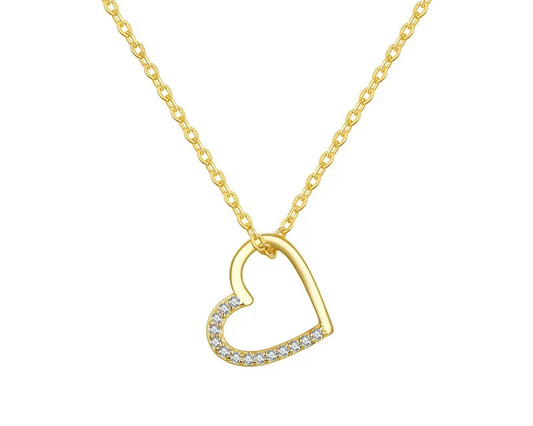 Shape of Love Gold-plated Necklace