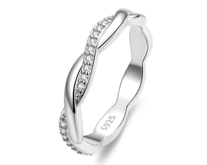 Twisted Vine Bloom Gold-plated Ring