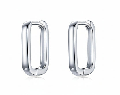 Linea French Square Gold-plated Earrings